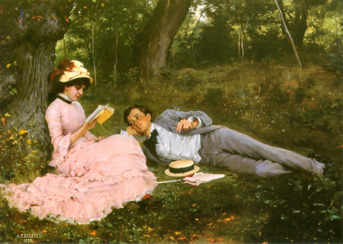 Idyll by Albert Edelfelt, 1878